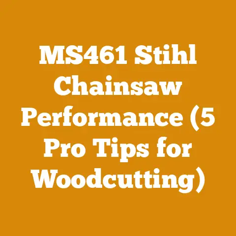 MS461 Stihl Chainsaw Performance (5 Pro Tips for Woodcutting)