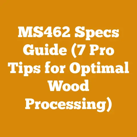 MS462 Specs Guide (7 Pro Tips for Optimal Wood Processing)