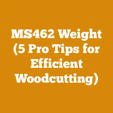 MS462 Weight (5 Pro Tips for Efficient Woodcutting)