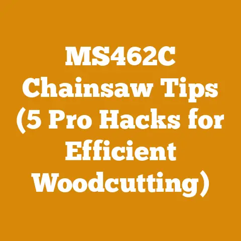 MS462C Chainsaw Tips (5 Pro Hacks for Efficient Woodcutting)
