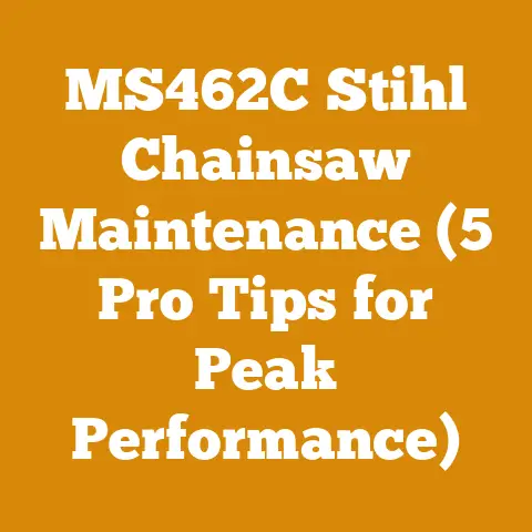 MS462C Stihl Chainsaw Maintenance (5 Pro Tips for Peak Performance)