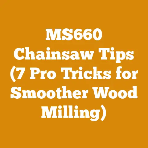 MS660 Chainsaw Tips (7 Pro Tricks for Smoother Wood Milling)