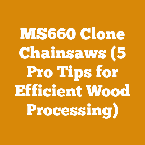 MS660 Clone Chainsaws (5 Pro Tips for Efficient Wood Processing)