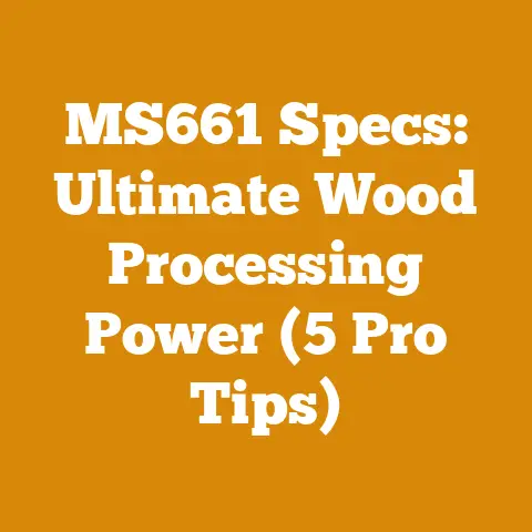 MS661 Specs: Ultimate Wood Processing Power (5 Pro Tips)