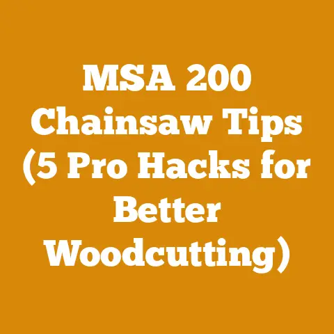 MSA 200 Chainsaw Tips (5 Pro Hacks for Better Woodcutting)