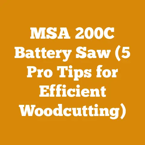 MSA 200C Battery Saw (5 Pro Tips for Efficient Woodcutting)