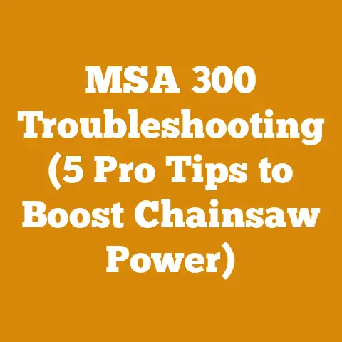 MSA 300 Troubleshooting (5 Pro Tips to Boost Chainsaw Power)