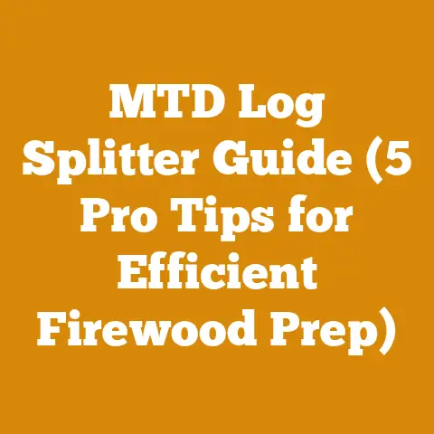 MTD Log Splitter Guide (5 Pro Tips for Efficient Firewood Prep)