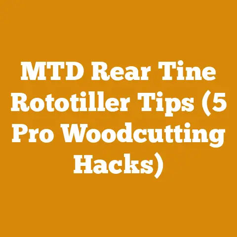 MTD Rear Tine Rototiller Tips (5 Pro Woodcutting Hacks)