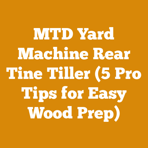 MTD Yard Machine Rear Tine Tiller (5 Pro Tips for Easy Wood Prep)
