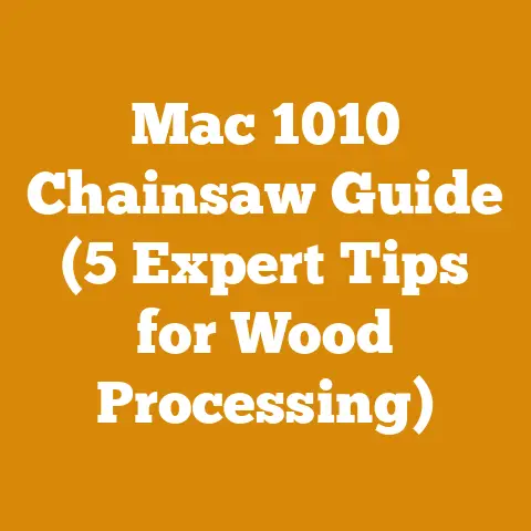 Mac 1010 Chainsaw Guide (5 Expert Tips for Wood Processing)