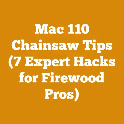 Mac 110 Chainsaw Tips (7 Expert Hacks for Firewood Pros)