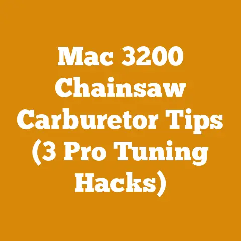 Mac 3200 Chainsaw Carburetor Tips (3 Pro Tuning Hacks)