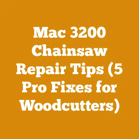 Mac 3200 Chainsaw Repair Tips (5 Pro Fixes for Woodcutters)