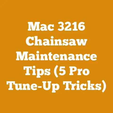 Mac 3216 Chainsaw Maintenance Tips (5 Pro Tune-Up Tricks)