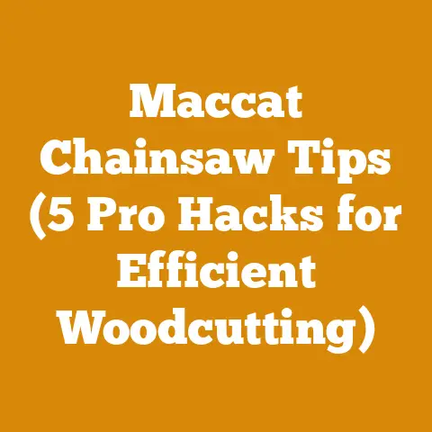 Maccat Chainsaw Tips (5 Pro Hacks for Efficient Woodcutting)