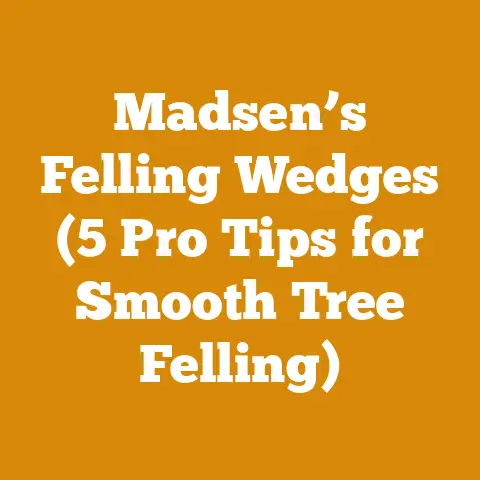 Madsen’s Felling Wedges (5 Pro Tips for Smooth Tree Felling)