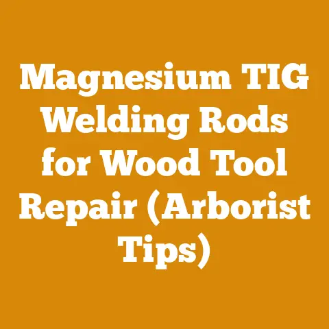 Magnesium TIG Welding Rods for Wood Tool Repair (Arborist Tips)