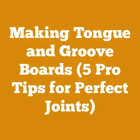 Making Tongue and Groove Boards (5 Pro Tips for Perfect Joints)