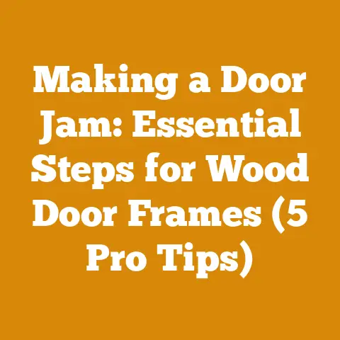Making a Door Jam: Essential Steps for Wood Door Frames (5 Pro Tips)