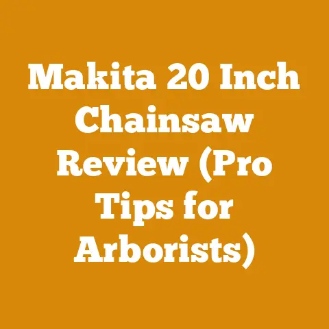 Makita 20 Inch Chainsaw Review (Pro Tips for Arborists)