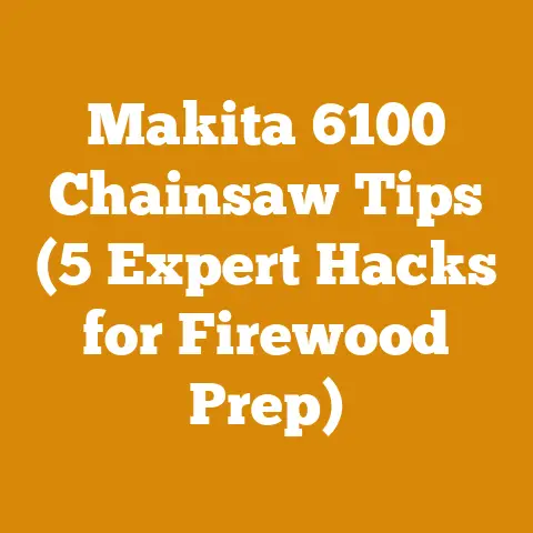 Makita 6100 Chainsaw Tips (5 Expert Hacks for Firewood Prep)