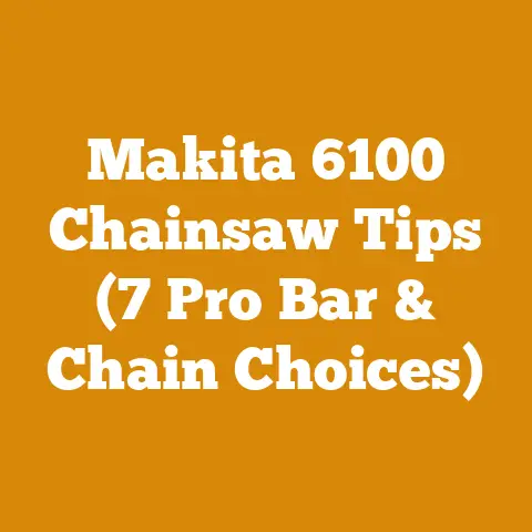 Makita 6100 Chainsaw Tips (7 Pro Bar & Chain Choices)