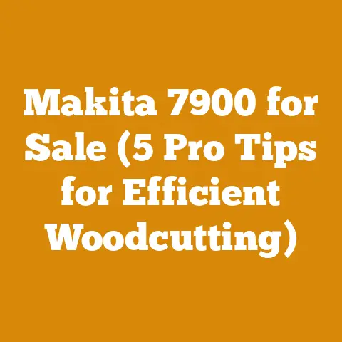 Makita 7900 for Sale (5 Pro Tips for Efficient Woodcutting)