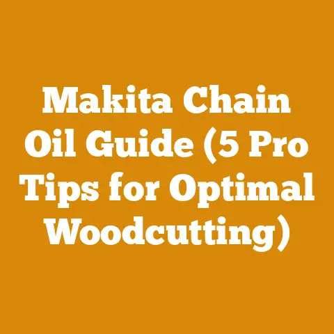 Makita Chain Oil Guide (5 Pro Tips for Optimal Woodcutting)
