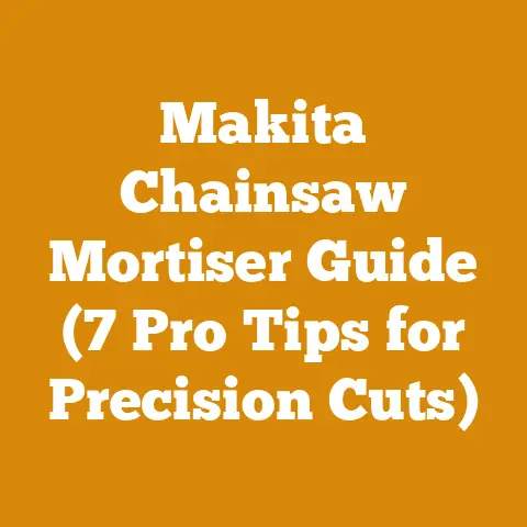 Makita Chainsaw Mortiser Guide (7 Pro Tips for Precision Cuts)