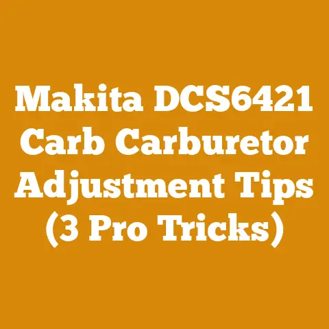 Makita DCS6421 Carb Carburetor Adjustment Tips (3 Pro Tricks)