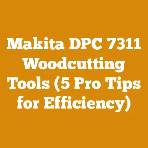 Makita DPC 7311 Woodcutting Tools (5 Pro Tips for Efficiency)