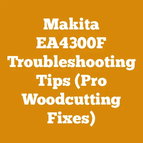 Makita EA4300F Troubleshooting Tips (Pro Woodcutting Fixes)