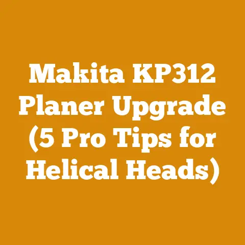 Makita KP312 Planer Upgrade (5 Pro Tips for Helical Heads)