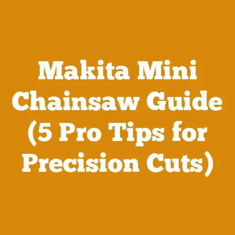 Makita Mini Chainsaw Guide (5 Pro Tips for Precision Cuts)