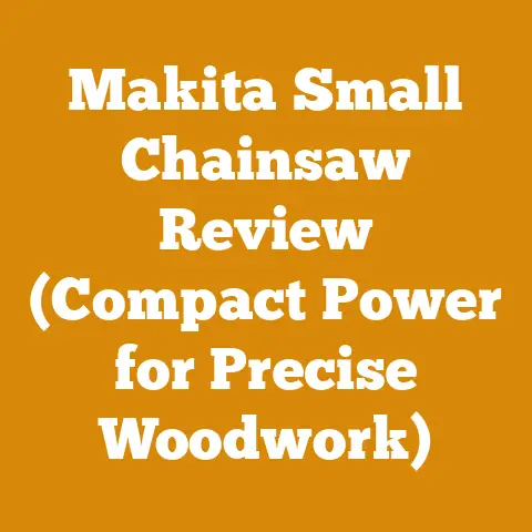 Makita Small Chainsaw Review (Compact Power for Precise Woodwork)