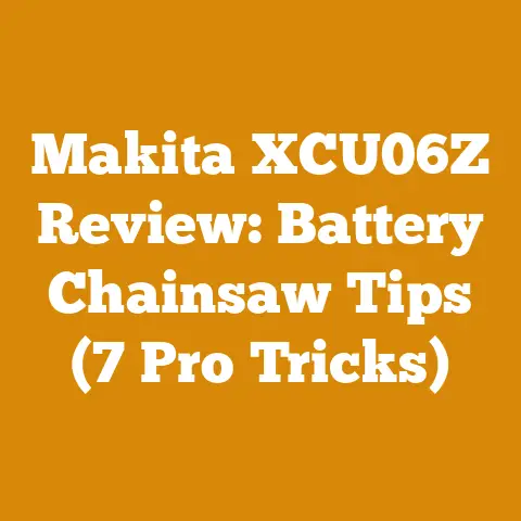 Makita XCU06Z Review: Battery Chainsaw Tips (7 Pro Tricks)