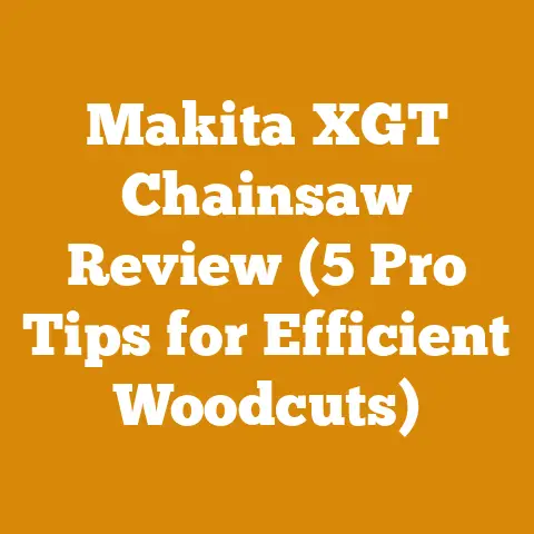 Makita XGT Chainsaw Review (5 Pro Tips for Efficient Woodcuts)