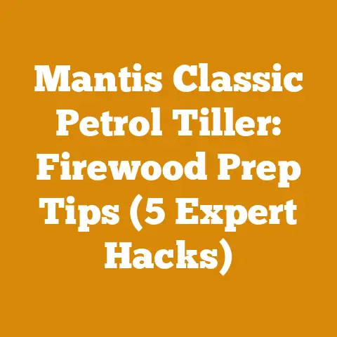 Mantis Classic Petrol Tiller: Firewood Prep Tips (5 Expert Hacks)