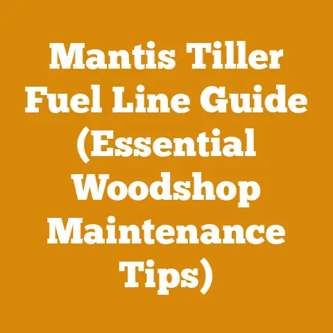 Mantis Tiller Fuel Line Guide (Essential Woodshop Maintenance Tips)