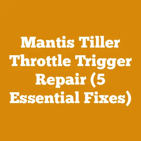 Mantis Tiller Throttle Trigger Repair (5 Essential Fixes)