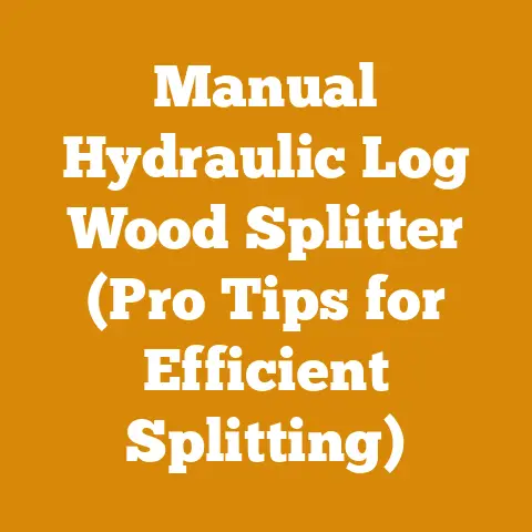 Manual Hydraulic Log Wood Splitter (Pro Tips for Efficient Splitting)