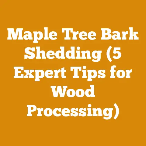 Maple Tree Bark Shedding (5 Expert Tips for Wood Processing)