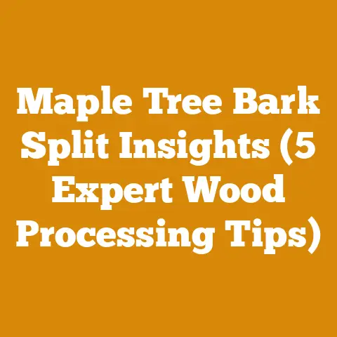 Maple Tree Bark Split Insights (5 Expert Wood Processing Tips)