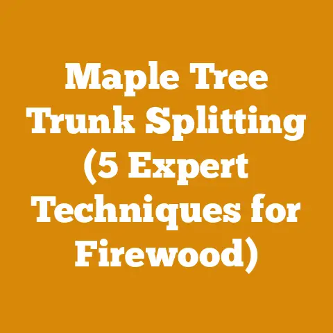 Maple Tree Trunk Splitting (5 Expert Techniques for Firewood)