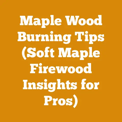 Maple Wood Burning Tips (Soft Maple Firewood Insights for Pros)