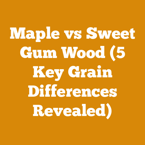 Maple vs Sweet Gum Wood (5 Key Grain Differences Revealed)