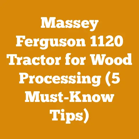 Massey Ferguson 1120 Tractor for Wood Processing (5 Must-Know Tips)