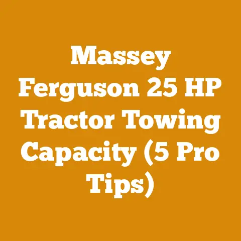 Massey Ferguson 25 HP Tractor Towing Capacity (5 Pro Tips)