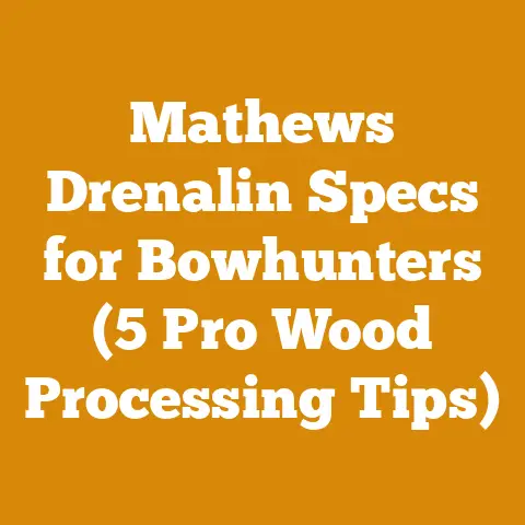 Mathews Drenalin Specs for Bowhunters (5 Pro Wood Processing Tips)